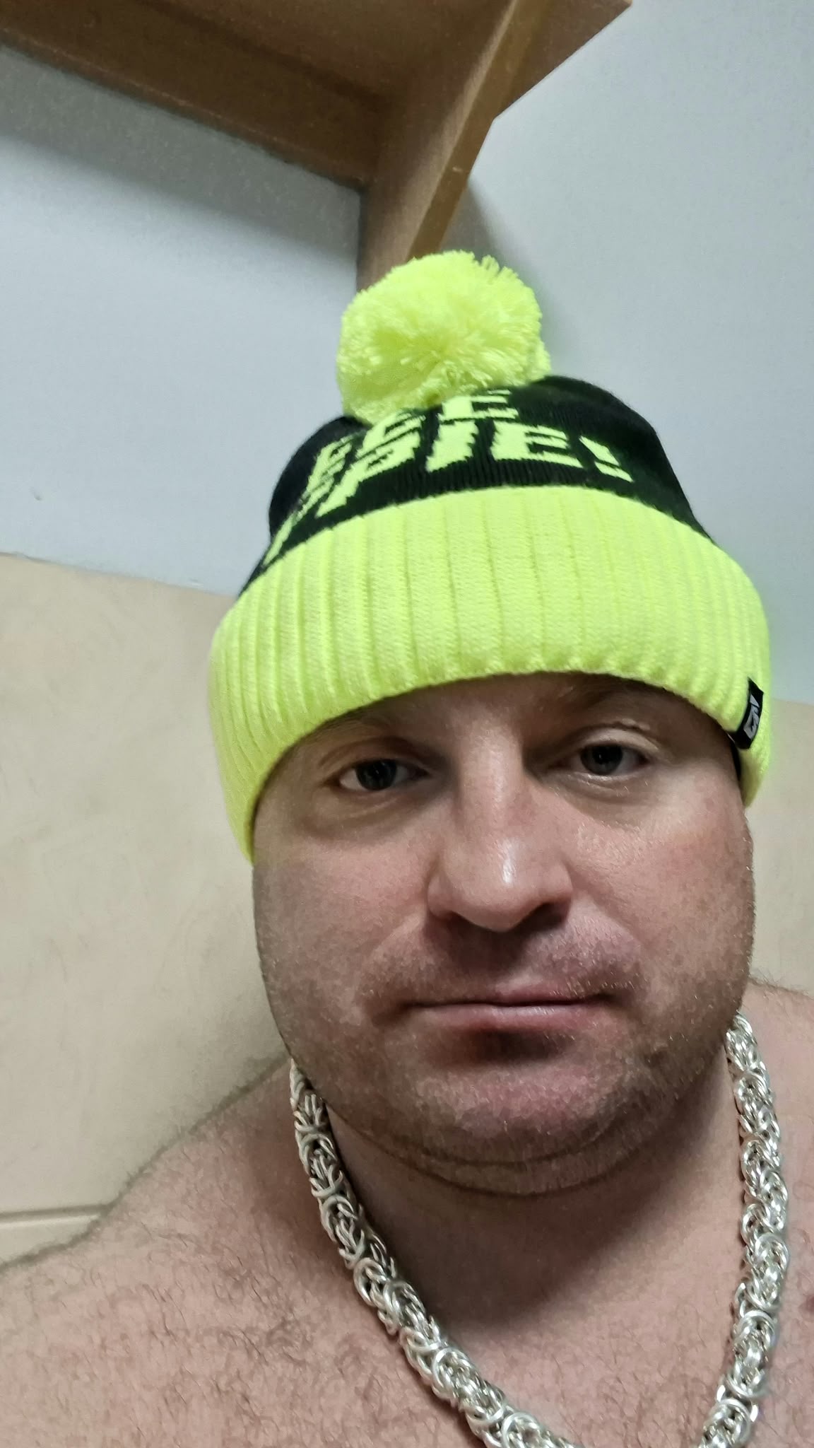 Czapka zimowa żółta